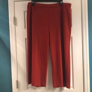 Susan Graver Milano Knit Capri in Cayenne